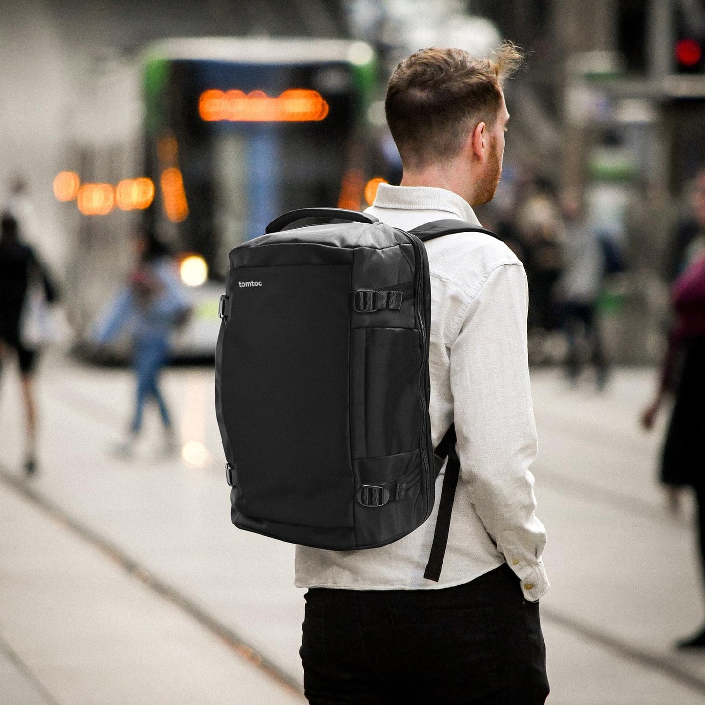 tomtoc Travel Rucksack 40L Bordgepäck Laptop Tasche